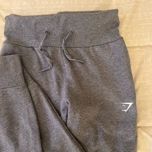 Gymshark joggers with thick, tie waistband